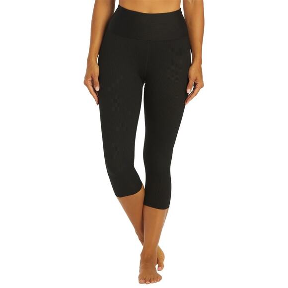 Year of Ours Ribbed Capri Leggings Black – Size S – Flattering & Comfortable - Picture 5 of 6